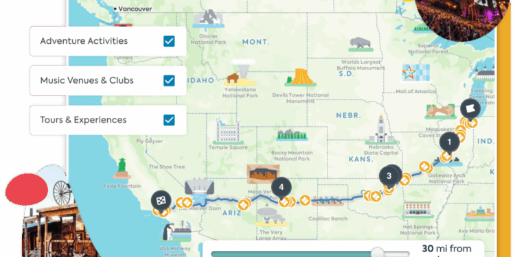 Road Trip Planner – Build your itinerary and find the best stops